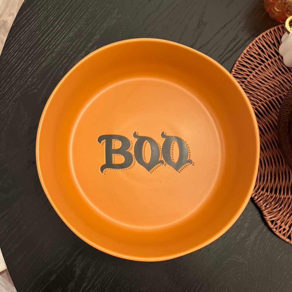 Threshold Halloween BOO Ceramic Serving Bowl - Target 2023 New With Tags
